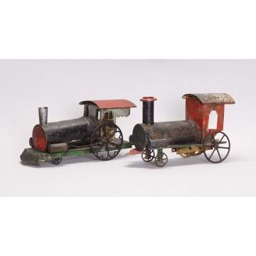 Early Tin Clockwork Locomotives