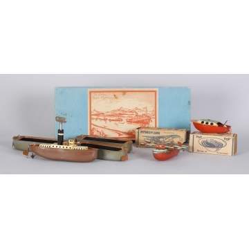 Boxed Boat Set & Pop's Tin Toys