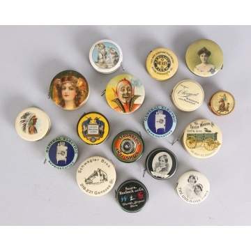 Group of 17 Misc. Advertising Tape Measures