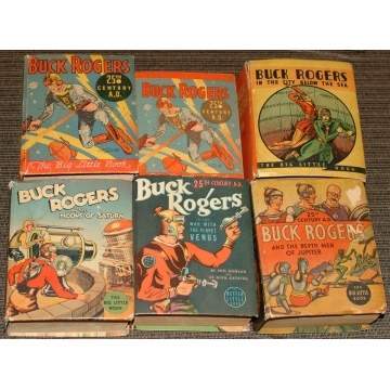 6 Buck Rogers Big Little Books