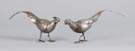 Pair of Sterling Silver Table Pheasants