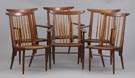 Set of 6 George Nakashima  259 Side & Arm Chairs