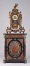 French Boule clock w/ base cabinet