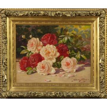 Abbott Fuller Graves (American, 1859-1936) Still life of roses