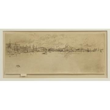  James McNeil Whistler (1843-1903)  "Long Venice" Etching