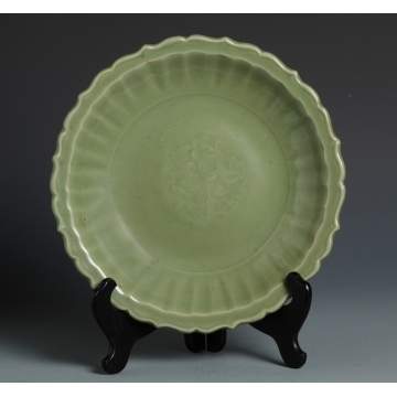 18th Cent. Celadon Charger