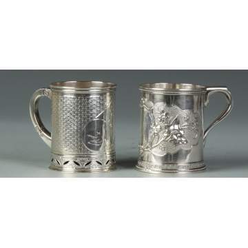 2 Tiffany & Co. Sterling Victorian Child's Cup