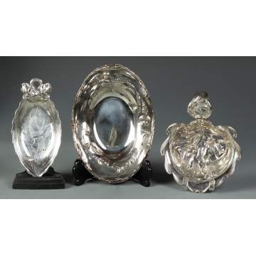3 Sterling Dishes