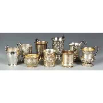 Group of 9 Child's Cups
