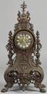 French Victorian Cast Bronze Shelf Clock