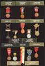 13 Grand Army of the Republic Medals/Badges