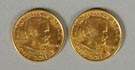 2 - 1922 Gold One Dollar Coins	