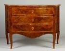 18th Cent. Italian Chest w/Serpentine Front & Sides