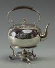 J. Garrard of London Sterling Silver Teapot on Burner