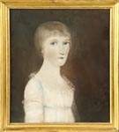 Early 19th Cent. Pastel of a Young Girl