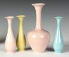 4 Rookwood Bud Vases