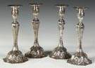 19th Cent. Sterling Silver Candlesticks
