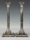 Pair of Silver Classical Candlesticks