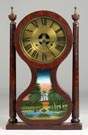 Joseph Ives Hour Glass Shelf Clock