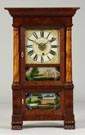 Jerome's & Darrow, Bristol, CT, Miniature Triple Decker Empire Style Shelf Clock