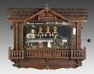 Unusual Mermod Freres, Sainte-Croix, Swiss., Automaton Musical Cabinet