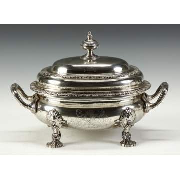 Jabez & Thomas Daniels George III Style Sterling Silver Covered Tureen