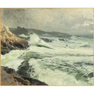 Frederick Judd Waugh (American, 1861-1940) "Great Manan Coast"