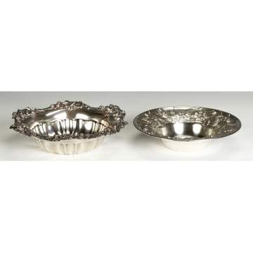 Two R. Wallace & Sons Mfg. Sterling Bowls