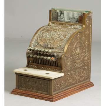 Model 313 Brass Cash Register