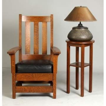 Limbert's Chair, Lamp & Stand