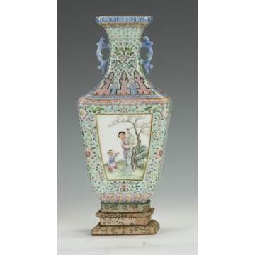 Chinese Porcelain Famille Decorated Vase