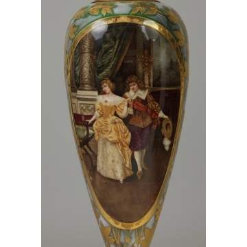 Fine Monumental Royal Vienna Porcelain Vase 