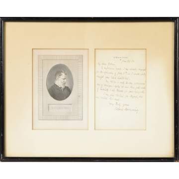Sgn. Robert Browning Letter