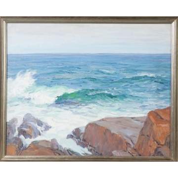 George Renouard (New York, 1885-1954) "Oceanside"