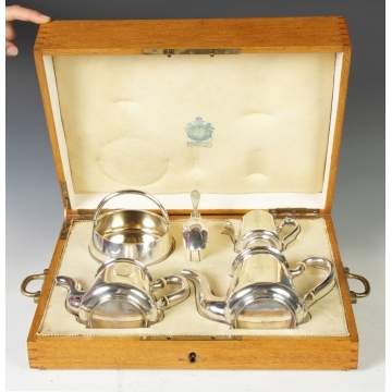 Russian Sterling Silver Tea & Coffee Set