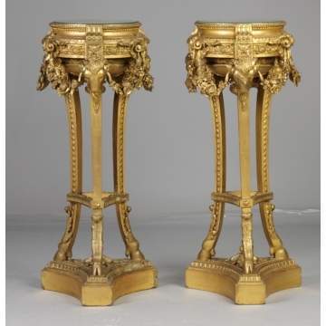 Continental Carved & Giltwood Plant Stands