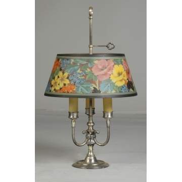 Pairpoint Reverse Painted Lamp with Flowers