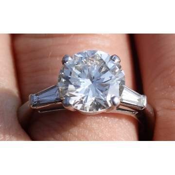 3.53 Carat Diamond Solitaire Ring