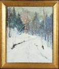 Chauncey M. Adams ( New York, B. 1895) Snowscape