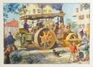 H.T. Ripley, Steamroller Watercolor