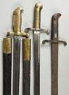 Two US Navy Swords together w/English Bayonet