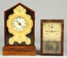 Brass Front Shelf Clock & Box Clock