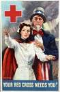 James Montgomery Flagg Red Cross Poster