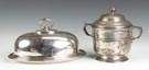 Silver Serving Dome & Wine Cooler