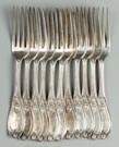 11 Coin Silver Forks