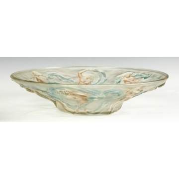 Molded & Etched Art Deco Bowl