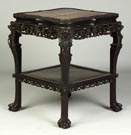 Chinese Carved Hardwood Center Table