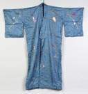 Chinese Silk Robe together with 2 Neck Pieces