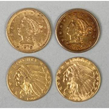 Liberty & Indian Head Gold Pieces
