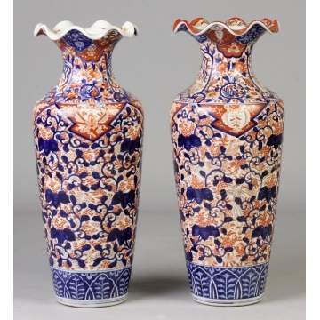 Two Imari Porcelain Vases